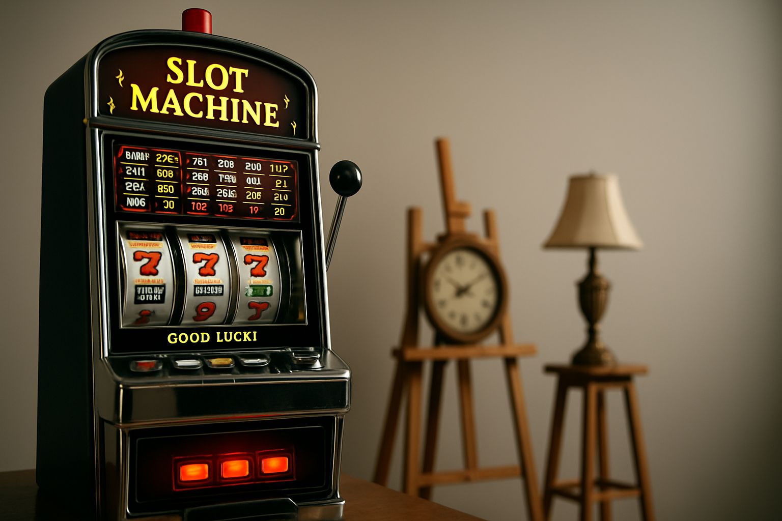 Slot machine auction hero banner